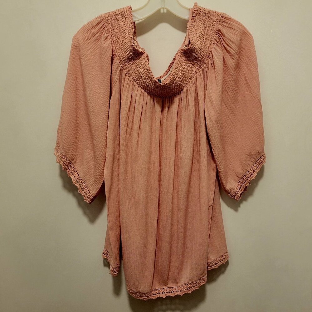 NEW DIRECTIONS Pale Pink Shirt